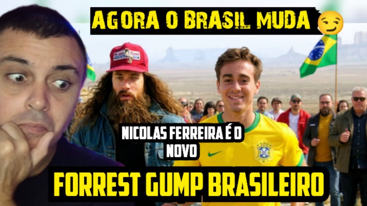 Temos o Forrest GUMP BRASILEIRO, agora o Brasil vai!!!!!!