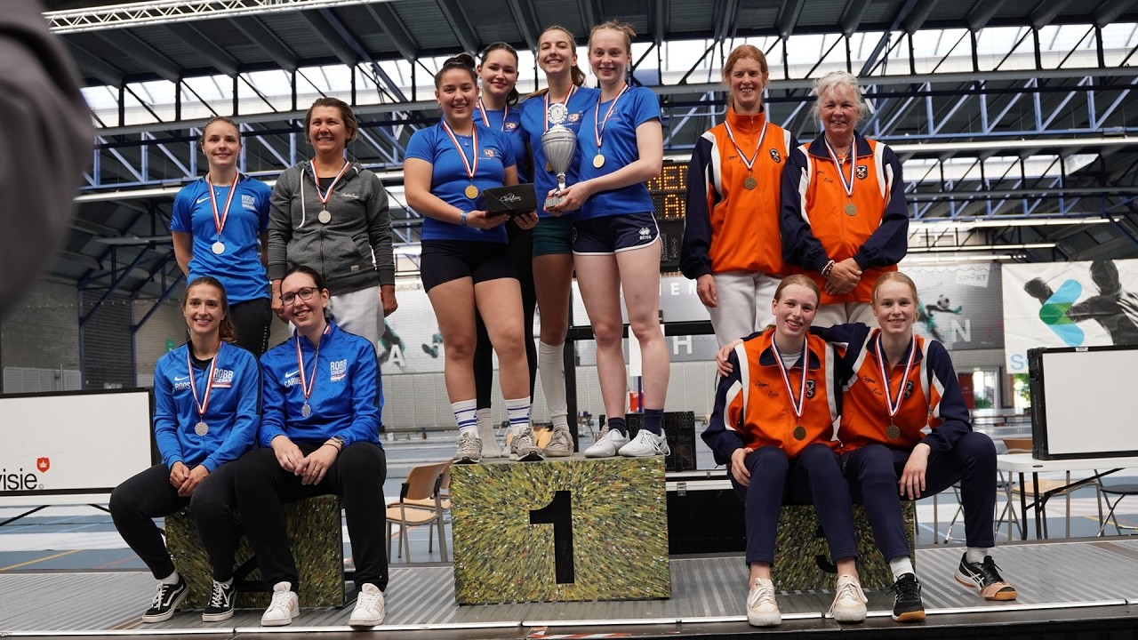 NK EQUIPE 2025 Team HollandSchermen wordt Nederlands Kampioen op 17 mei 2025 te Arnhem korte versie