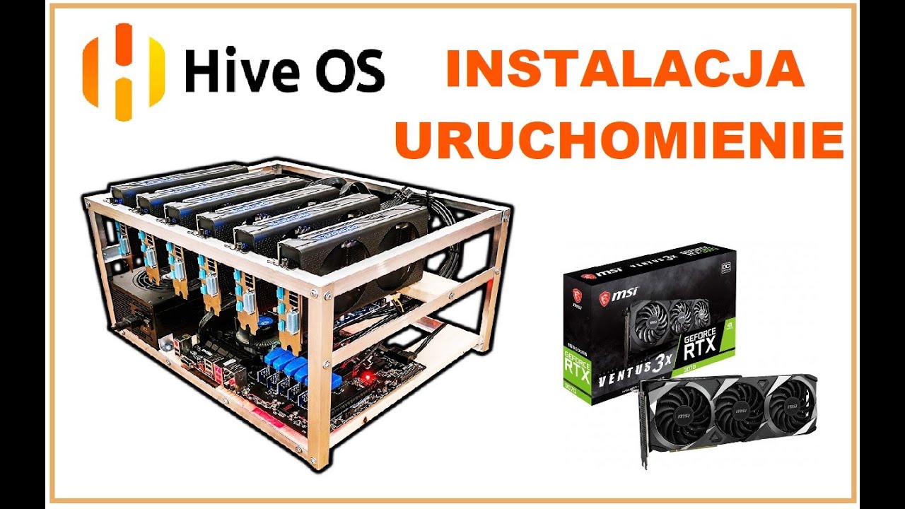 Koparka RTX3070 - instalacja i urochomienie HiveOS - poradnik!