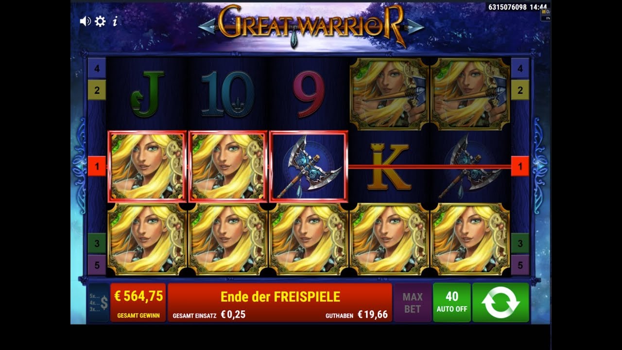 Gamomat | Great Warrior | 2271x BIG WIN