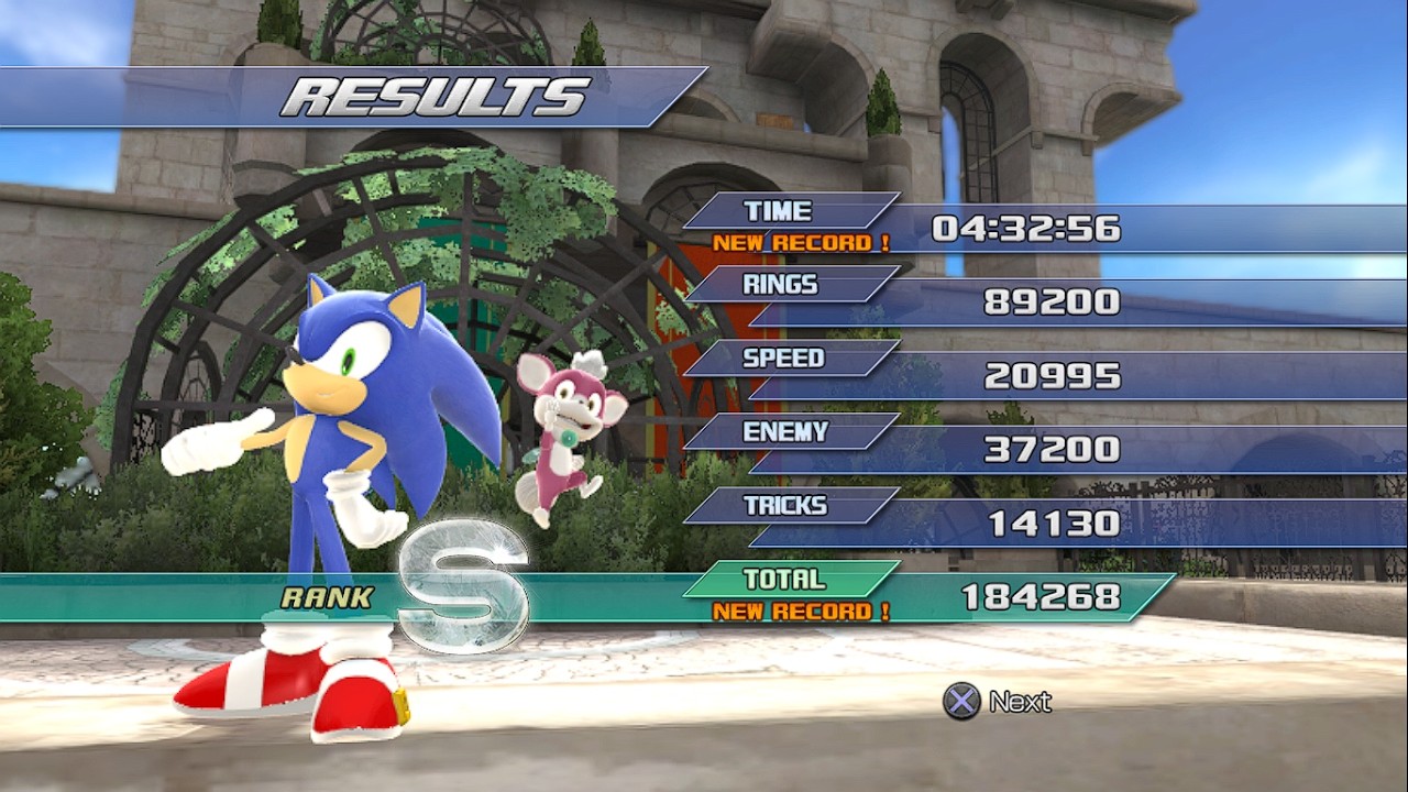 SONIC UNLEASHED ANDROIDS ROOFTOP RUN DIA RANK S - UNLEASHED RECOMPILED