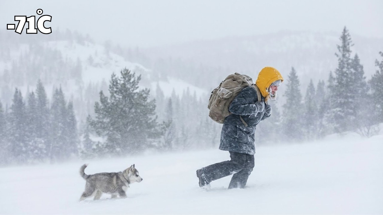 Can she survive alone in the snowstorm | Surviving –71°C