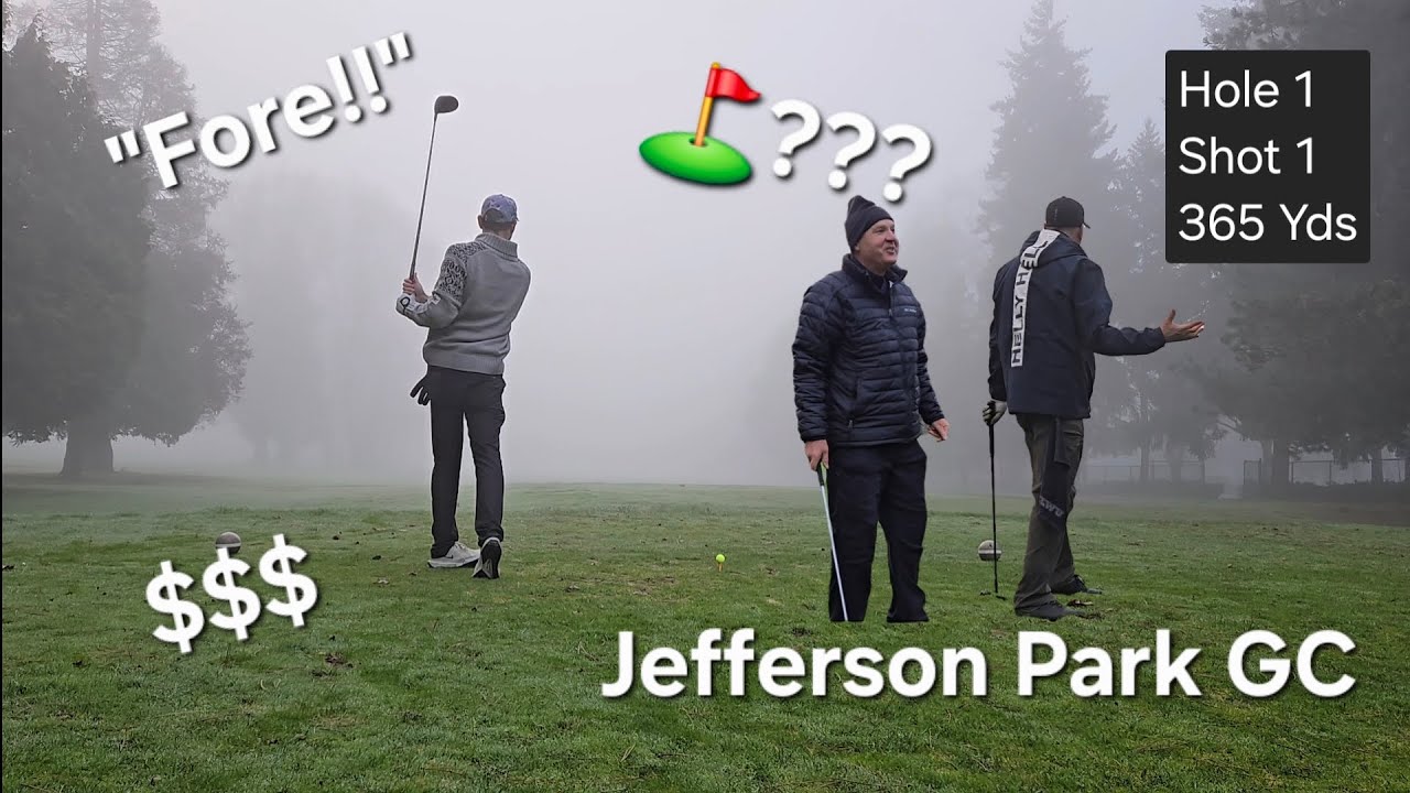 Weekly skins match series! Crazy fog! (Episode 2). Jefferson Park Golf Course 