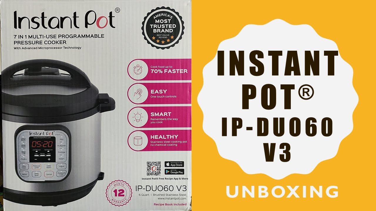 Instant Pot&reg; IP-Duo 60 V3 6 Quart | Unboxing