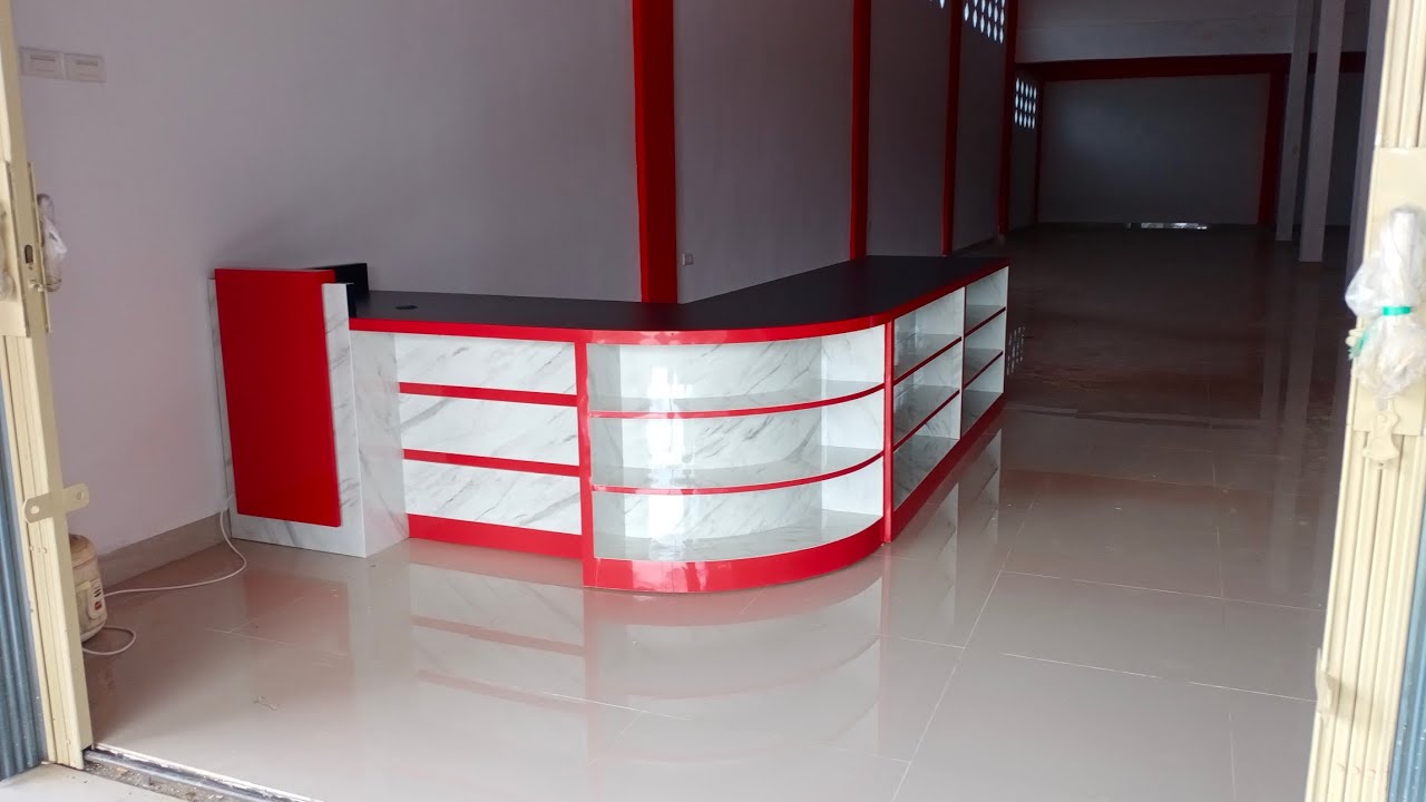 meja kasir model L