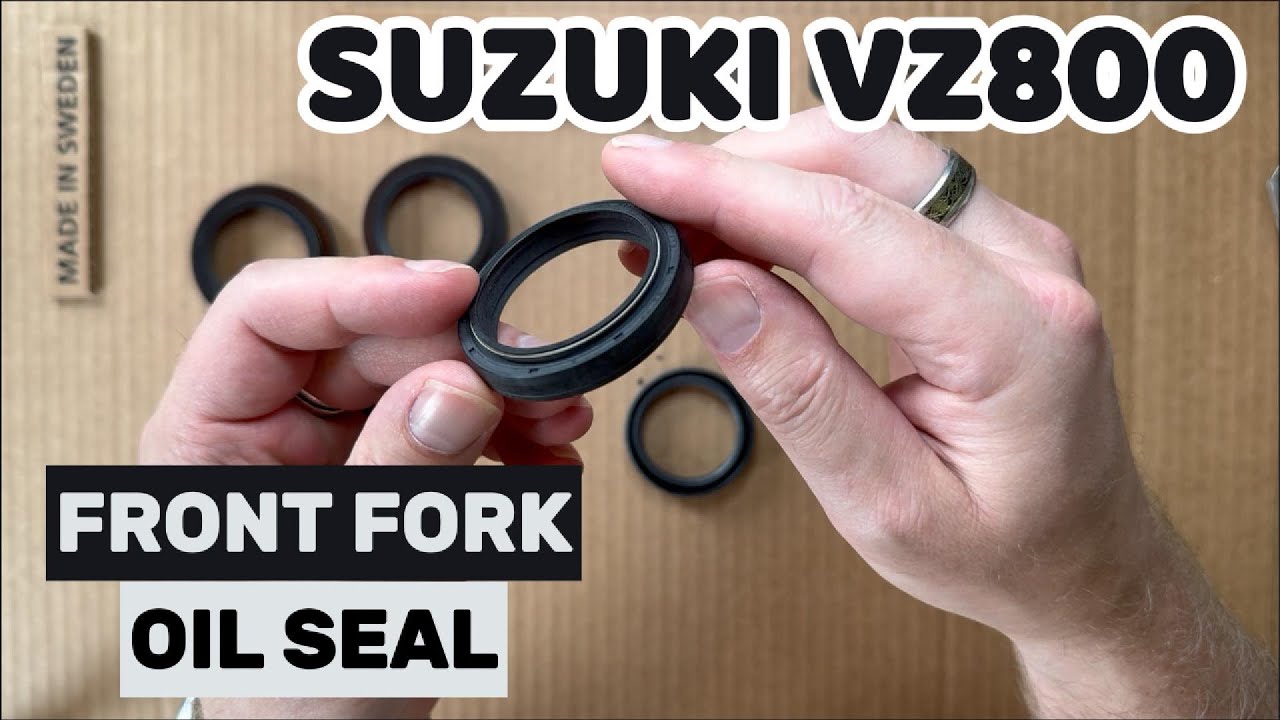 Suzuki VZ800 Marauder front fork oil seal replacement
