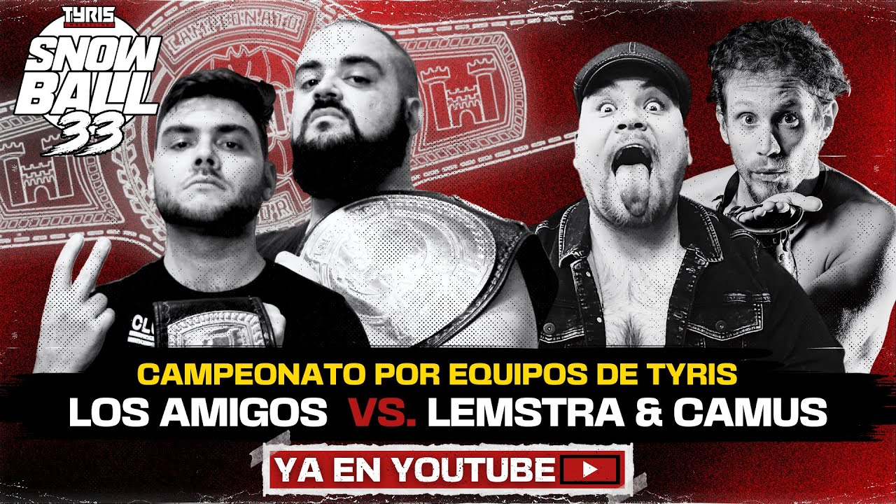 [FULL MATCH] Los AMIGOS vs. Adriaan Lemstra & Camus | Tyris Snowball #33