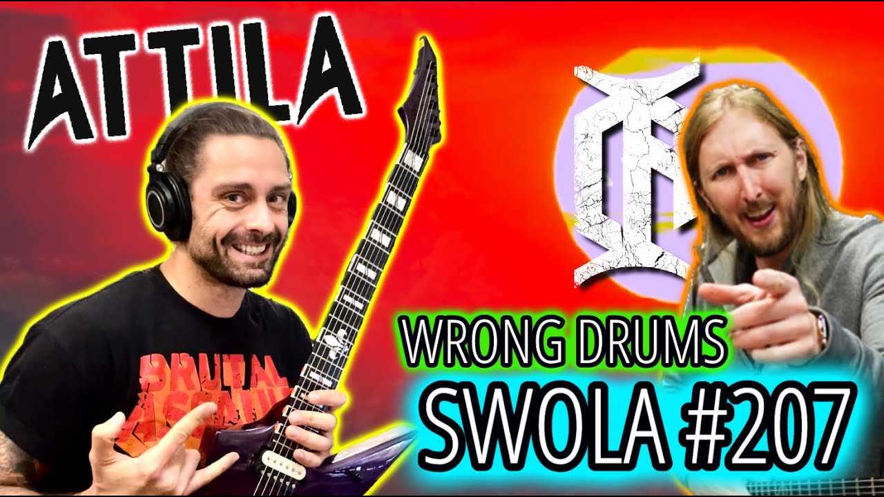 #SWOLA207 ⚡ Riff Challenge by Attila Voros ☝️ WRONG DRUMS due to sample rate mistake 😂