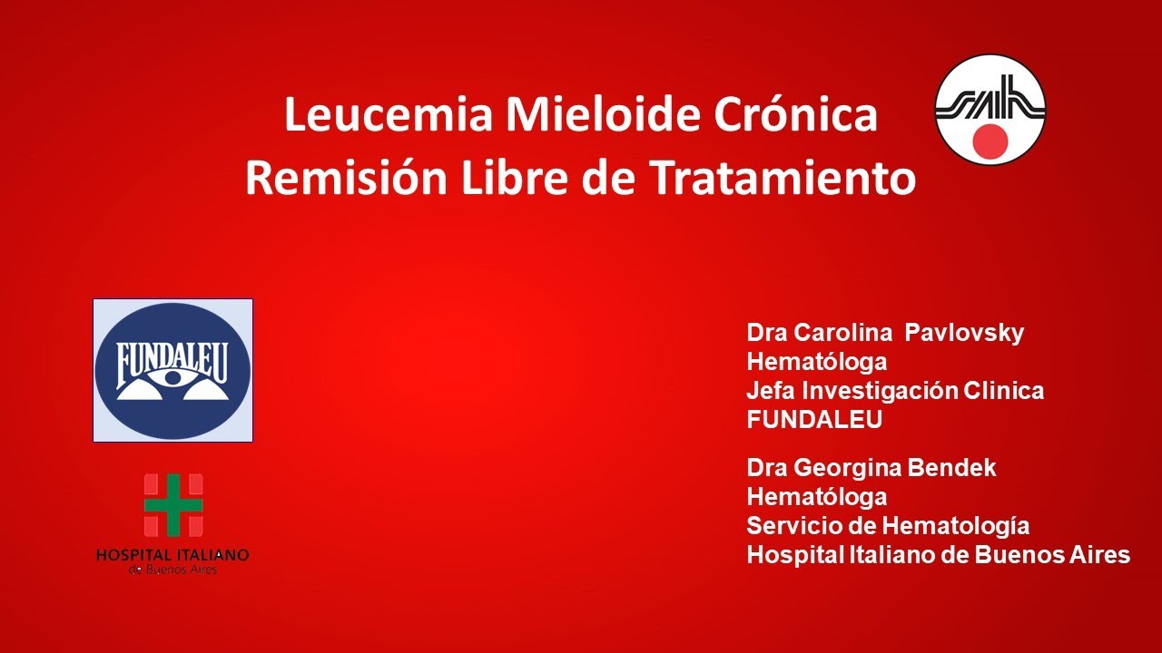 Leucemia Mieloide Crónica - Remisión Libre de Tratamiento