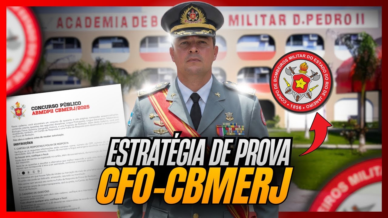 CFO-CBMERJ 2026: ESTRATÉGIA DE PROVA