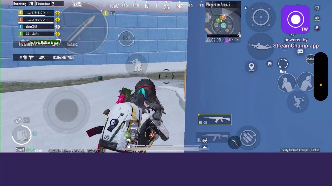 Broadcast powered by StreamChamp