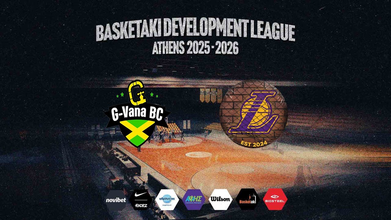 Basketaki The League - G-vana Vs Bricklaykers (25/01/2026)