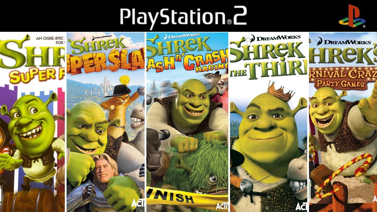 Shrek Games for PS2