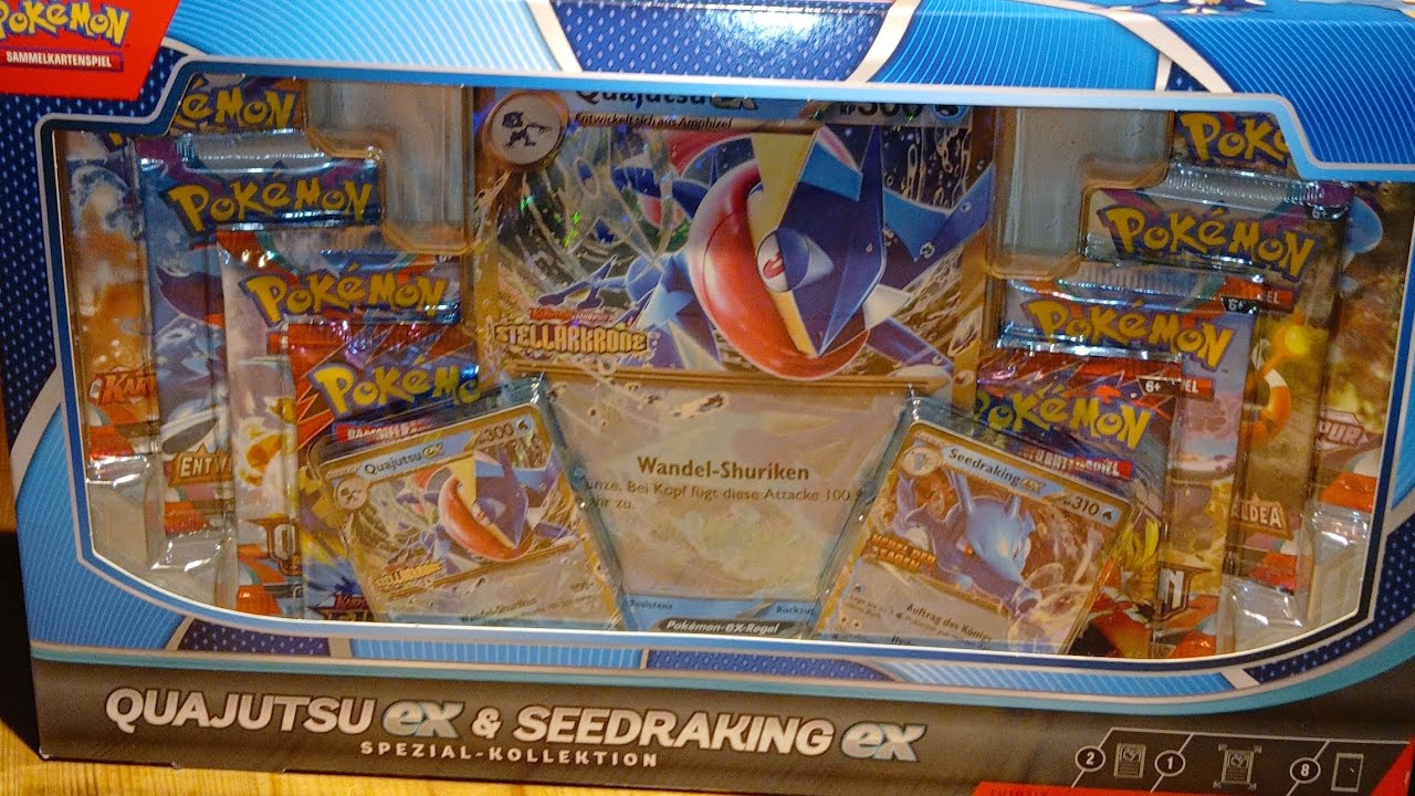 Quajutsu & Seedraking ex Spezial Kollektion Pokemon Karten Booster opening #Team Rocket 