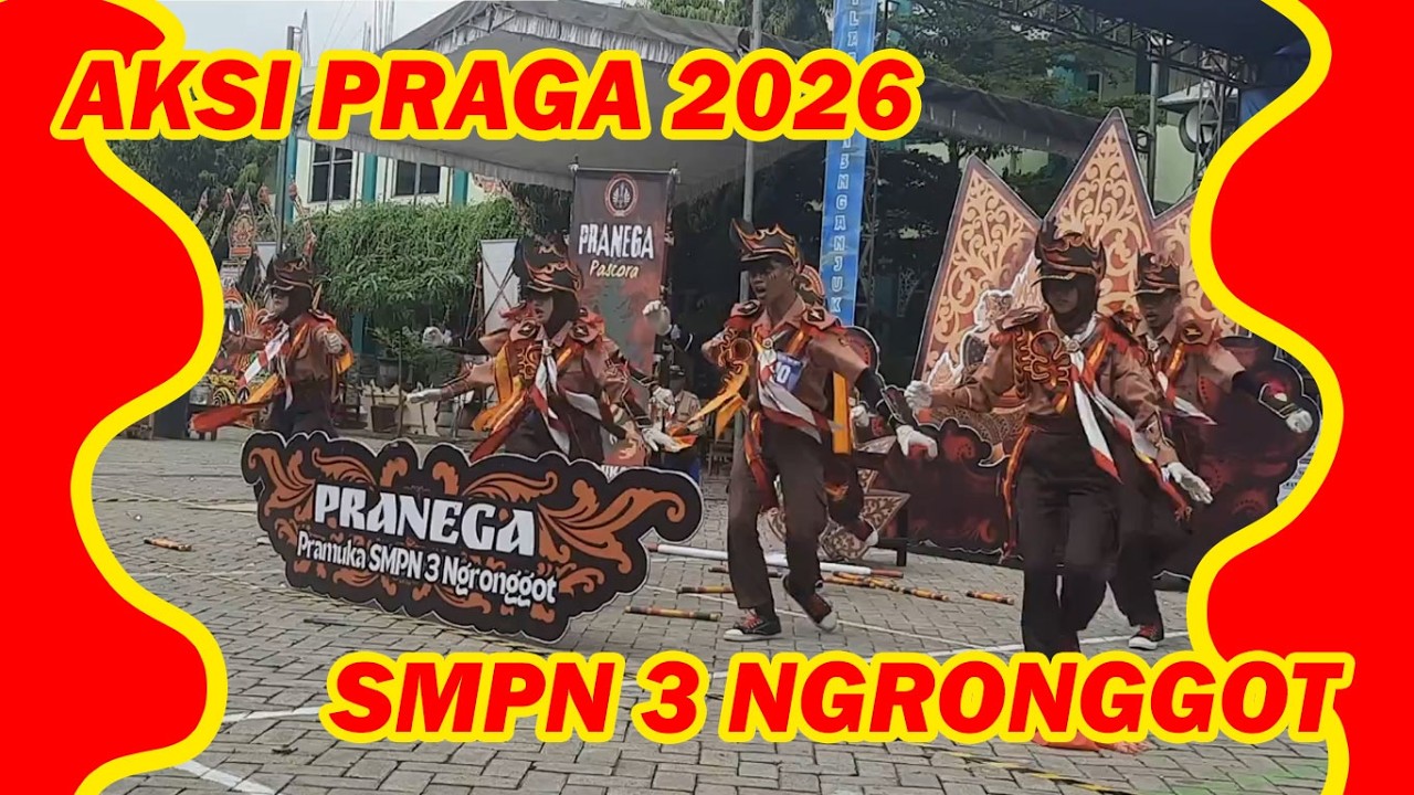 Pranega SMPN 3 Ngronggot Nganjuk | Festival Yel Pramuka Aksi Praga 2026