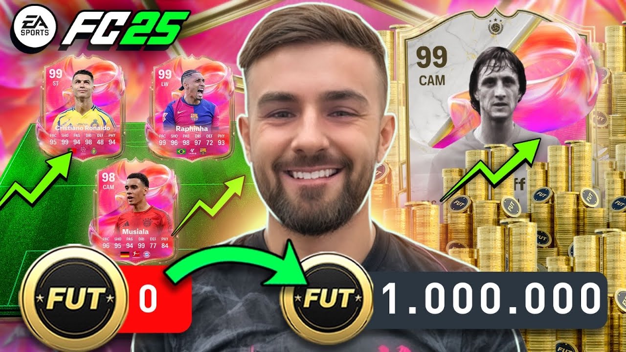 EASIEST way to go from 1k To 1 MILLION coins in FC 25 (Futties Guide)