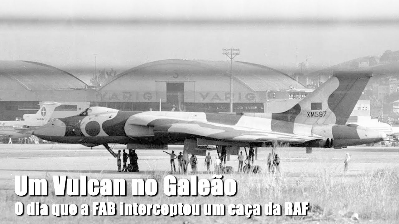 Um Vulcan no Galeão