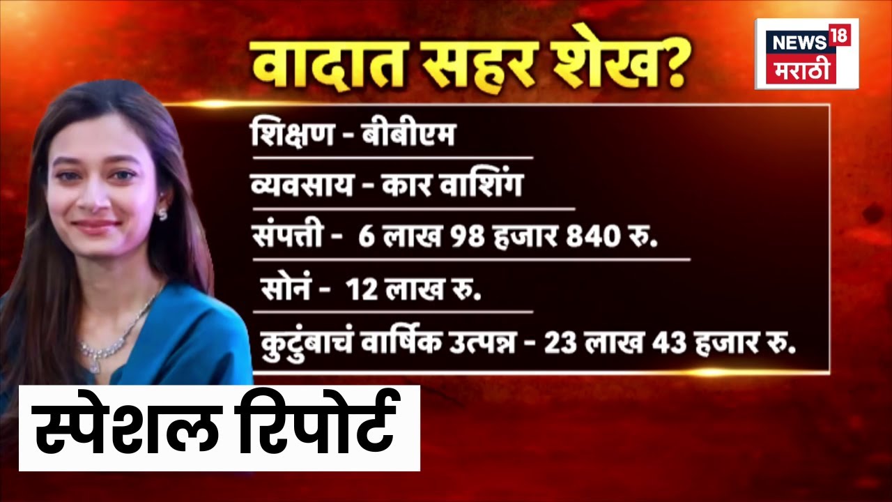 Special Report | Sahar Shaikh | सहर शेखच्या त्या वक्तव्याने वाद? अडचणी वाढणार? | Marathi News