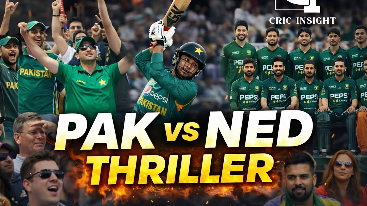 Pakistan Survives! PAK vs NED Full Match Explained (Hindi)