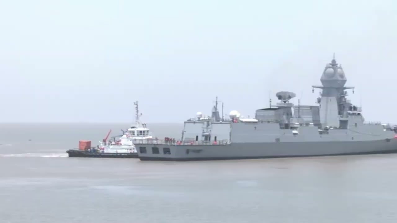 INS Surat at Hazira Port Surat