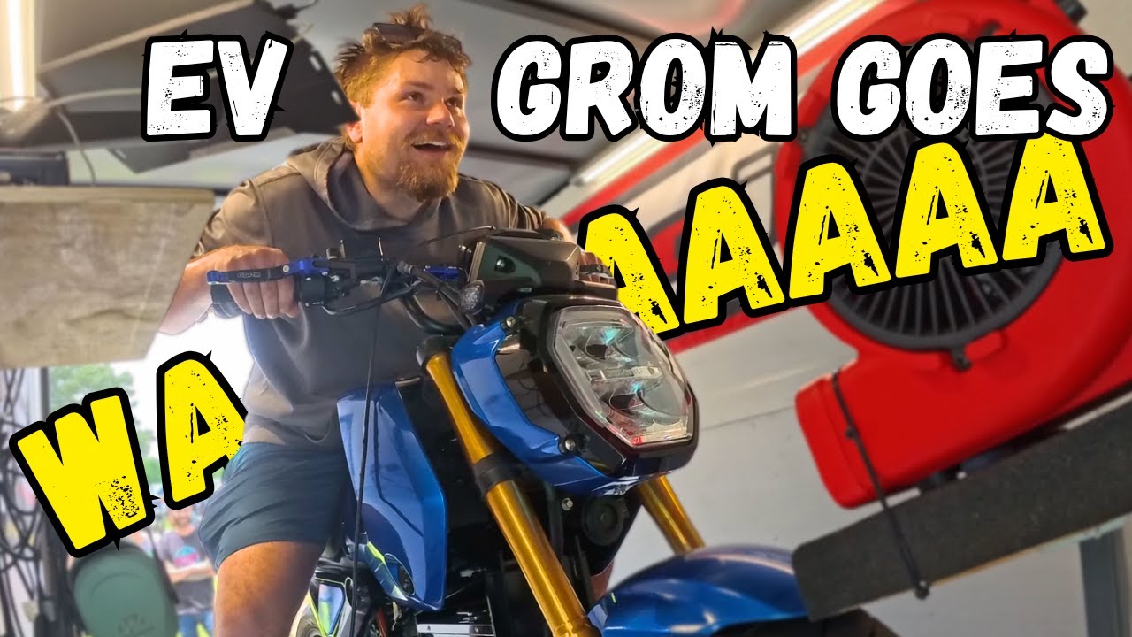 Electric Grom SCREAMS on the Dyno! | QS138 Test 72V 48AH Battery