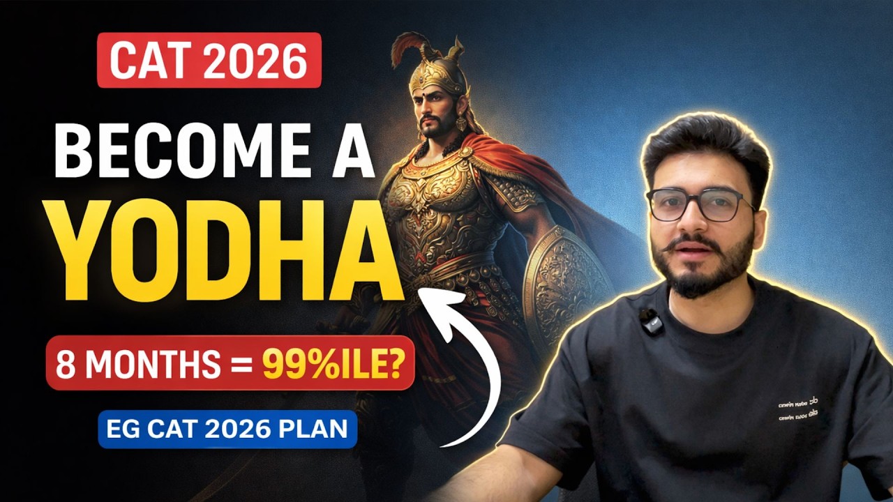 Starting CAT 2026 preparation from April? Complete 8 Month Strategy (0 to 99%ile)