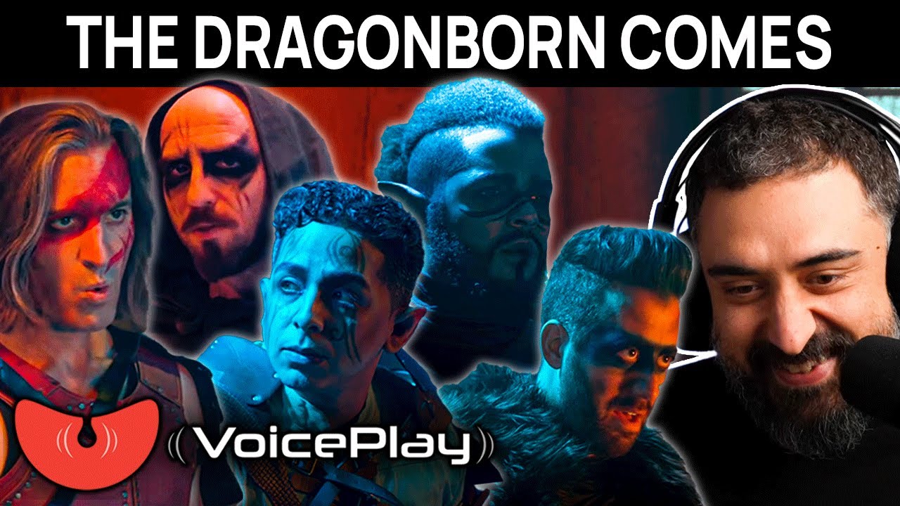 Reaction to Voiceplay  - The Dragonborn Comes | Featuring Geoff in Skyrim