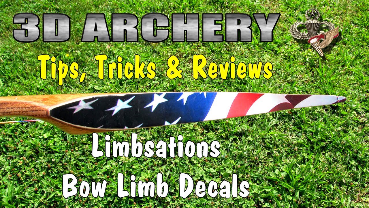 3D Archery - Limbsations Bow Limb Decals