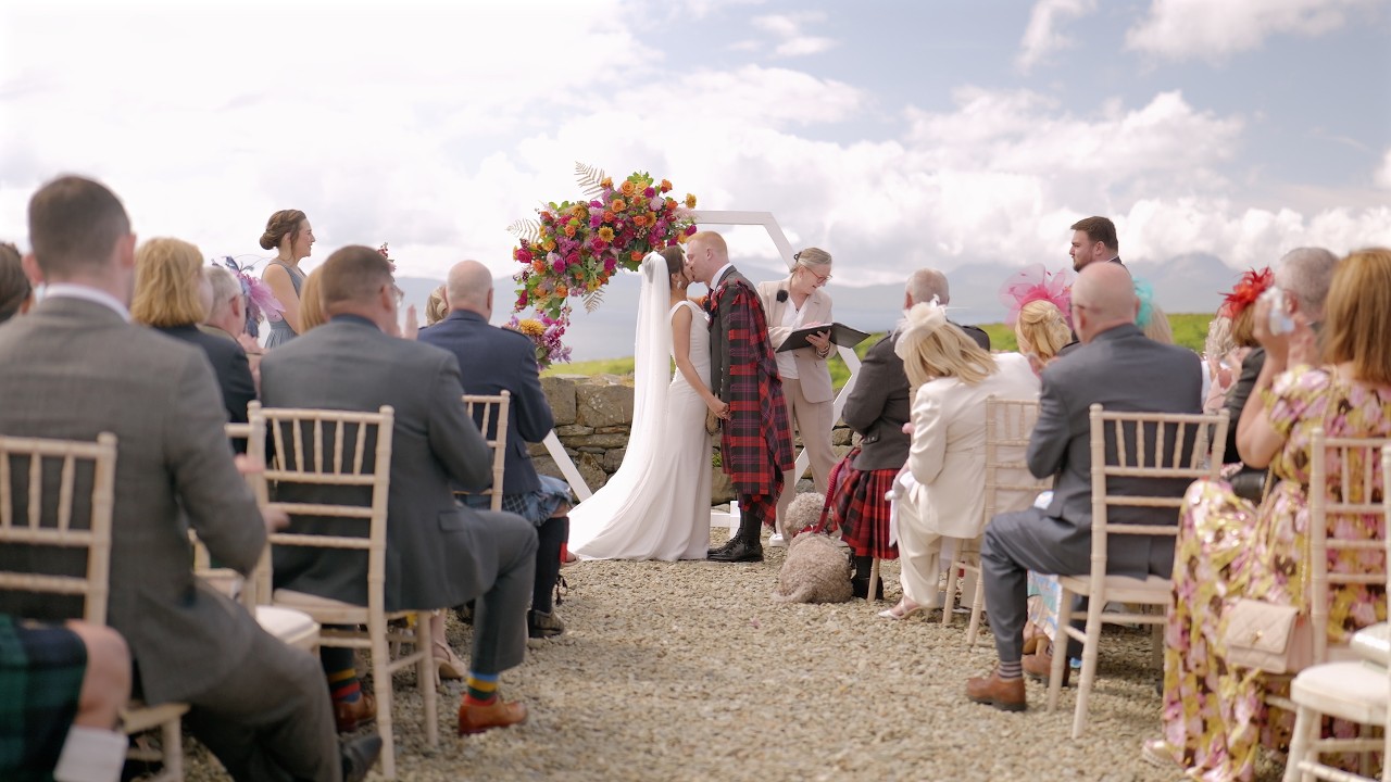 Crear Weddings Wedding Film | Argyll Wedding | Fiona & Greg