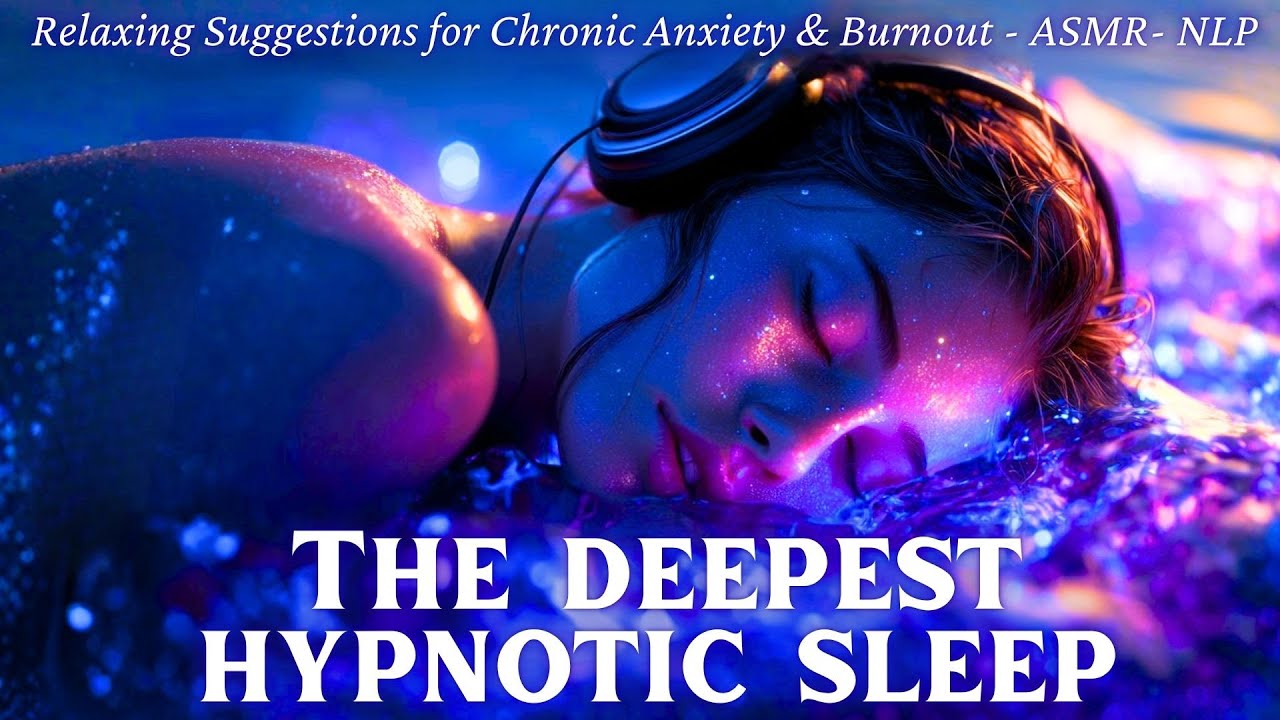 Deep Sleep Hypnosis for Anxiety Relief & Chronic Stress: Powerful Hypnotic Trance Ocean Waves ASMR