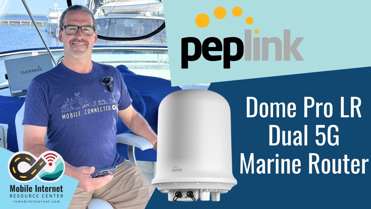 Peplink Introduces New Dome Pro LR - Dual 5G Marine Router & Long Range Antennas