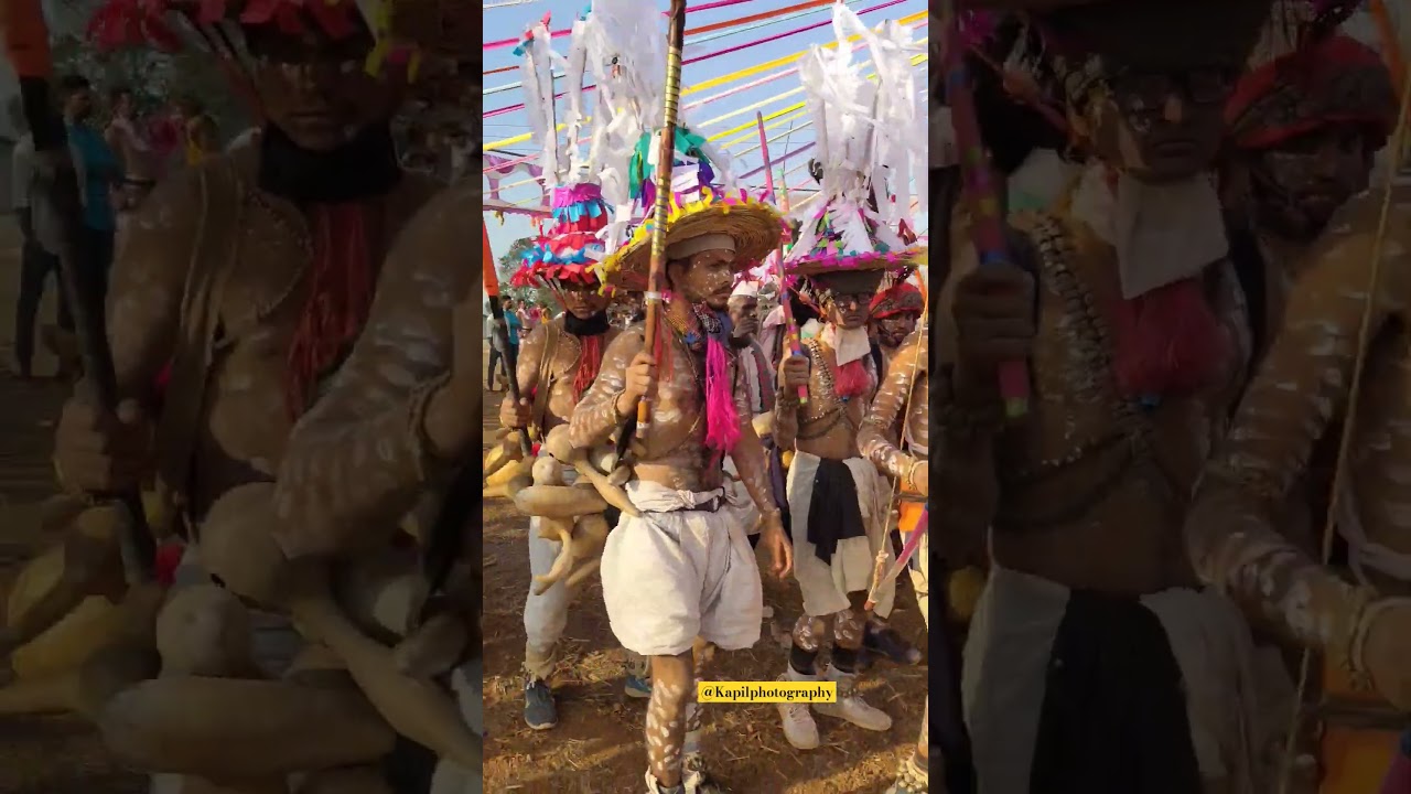 Aadiwasi holi festival 🎊 #dhadgaon #nandurbar #adivasi #festival #2024 #travel #photography #dance