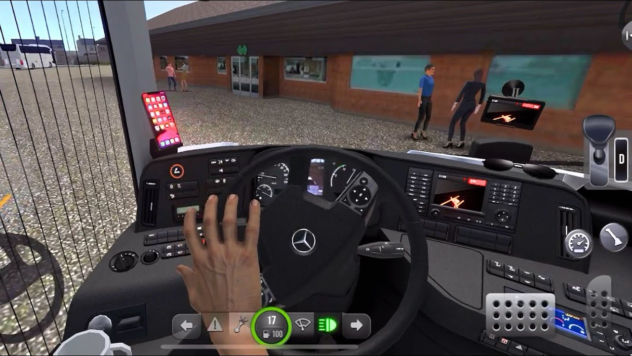 MB TRAVEGO 16 SHD 2023 BLACK | Bus Simulator : Ultimate - Mobile GamePlay