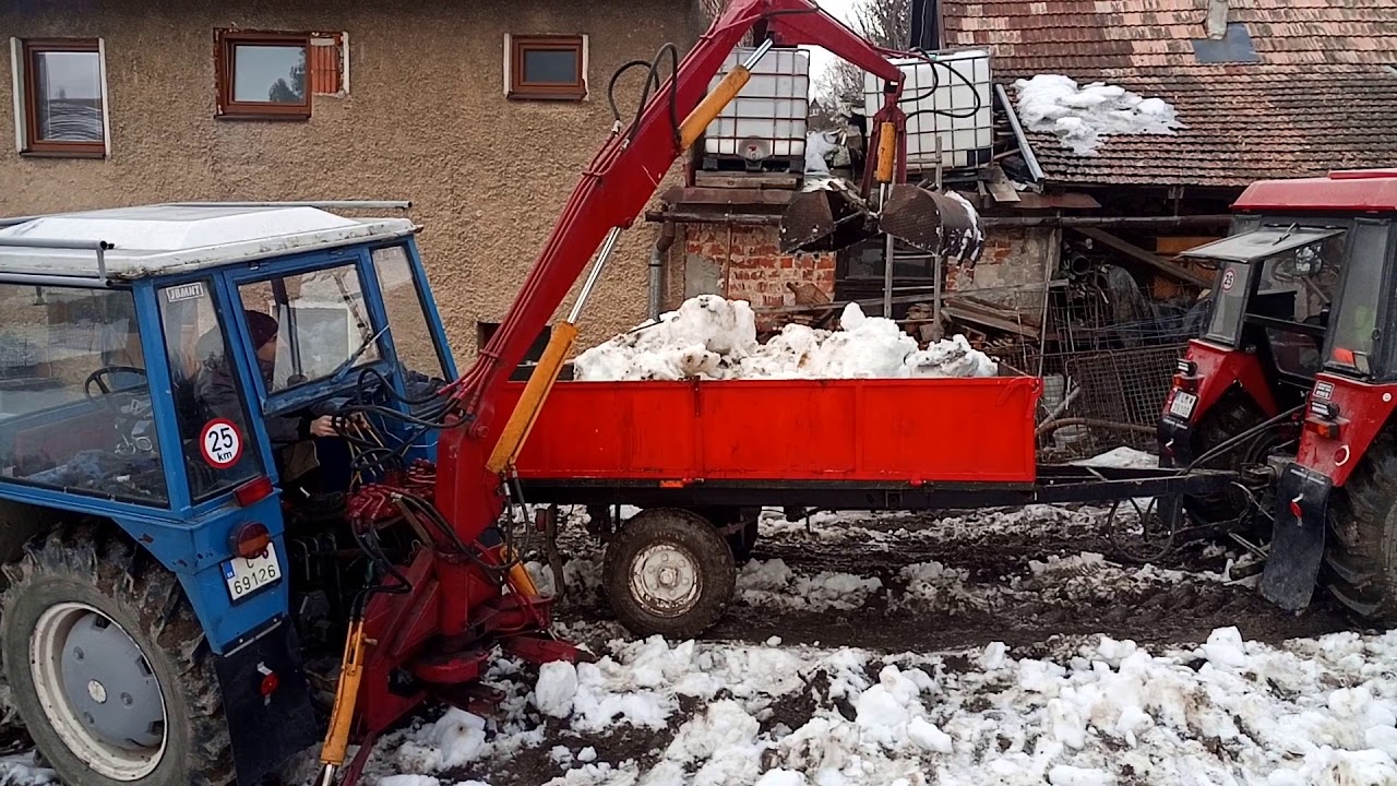 Zetor hydraulicka ruka Nakladac