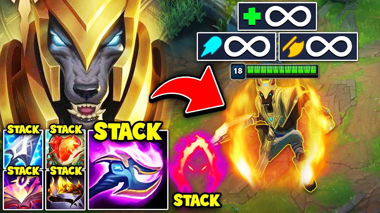 Nasus but everything I build stacks and I become a Late Game Thanos (STACK LORD NASUS)