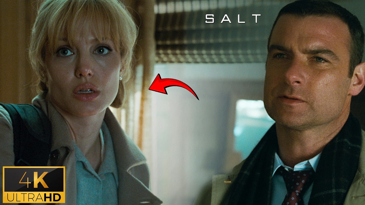 Angelina Jolie’s Insane Escape From CIA Custody | Salt 4K Action Scene