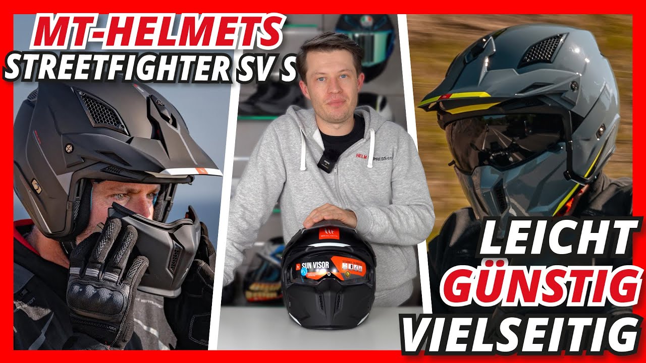 Genialer 2-in-1 STREETFIGHTER-HELM zum Top Preis | MT-Helmets Streetfighter SV S | Helmexpress.com