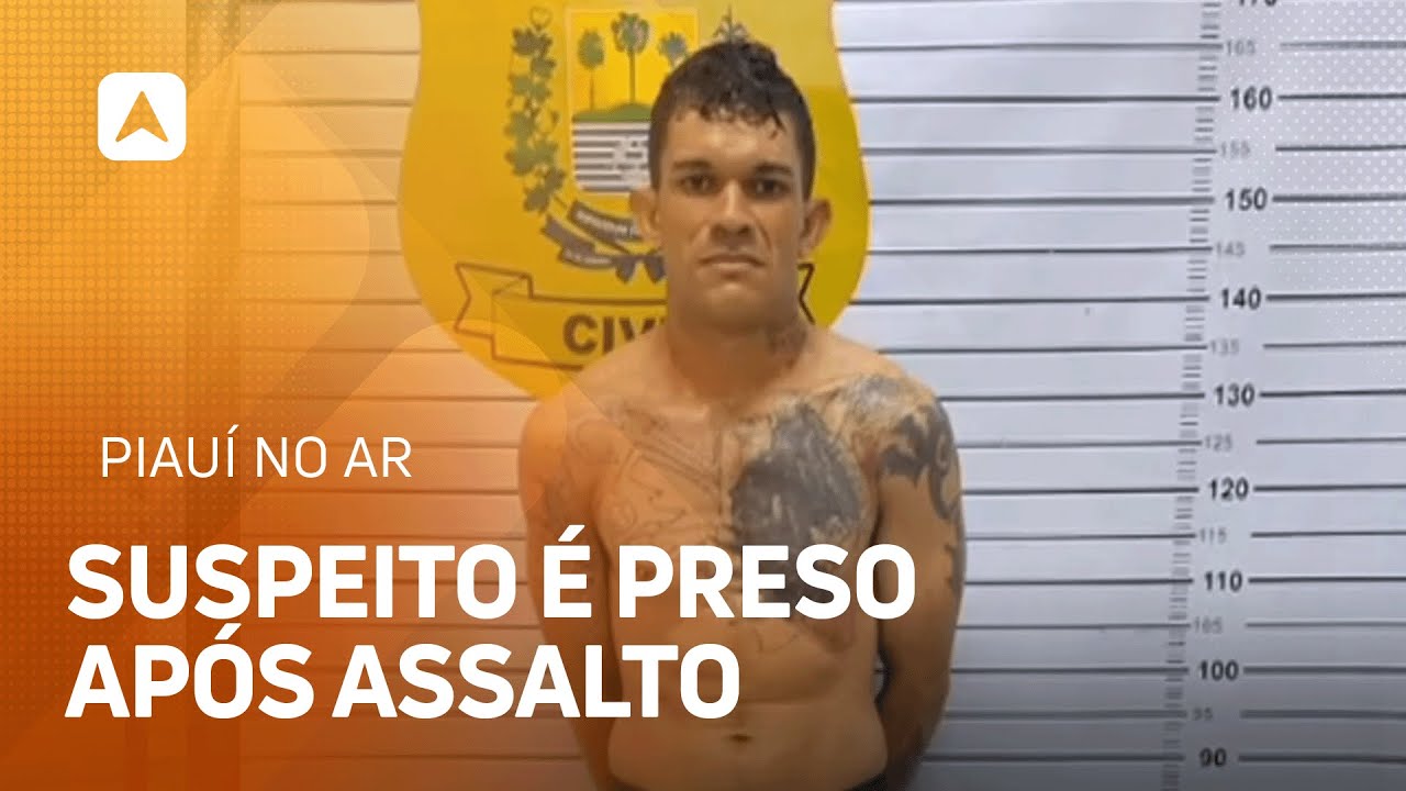 Suspeito de roubo em posto é preso após identificação por câmeras