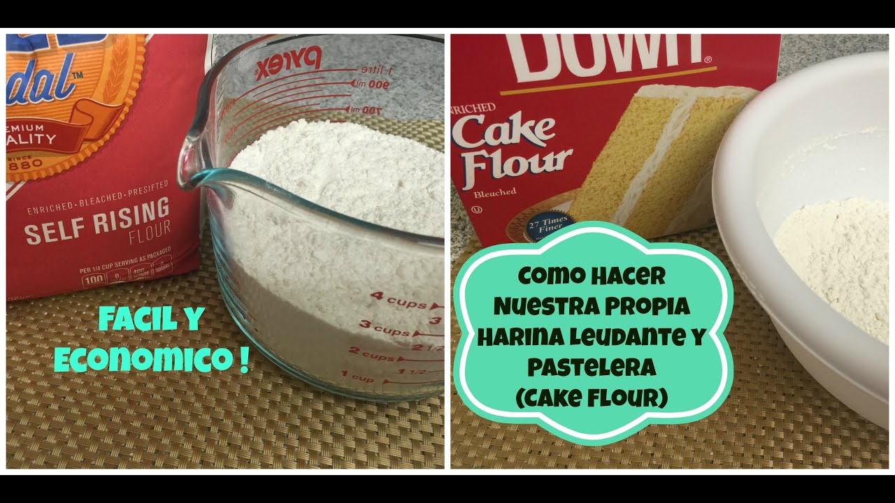 Como Hacer Nuestras Propias Harinas Leudante y Pastelera Facil - Madelin's Cakes