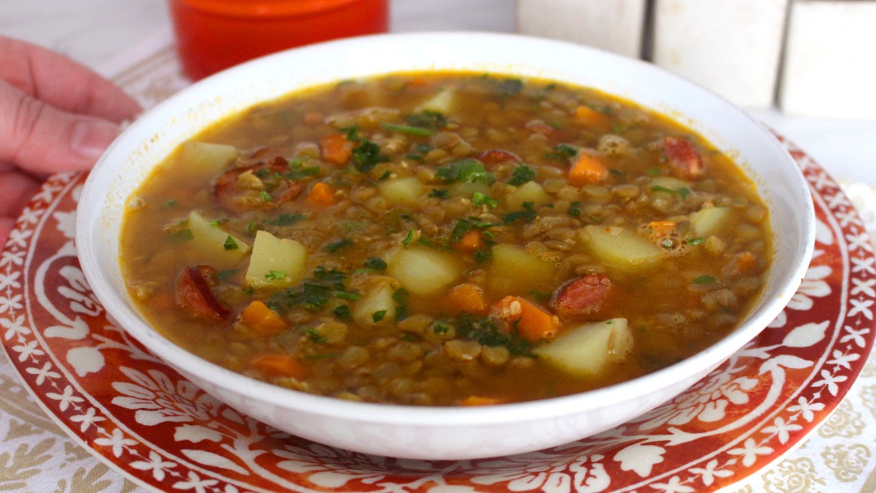 SOPA DE LENTILHA - RECEITAS QUE AMO