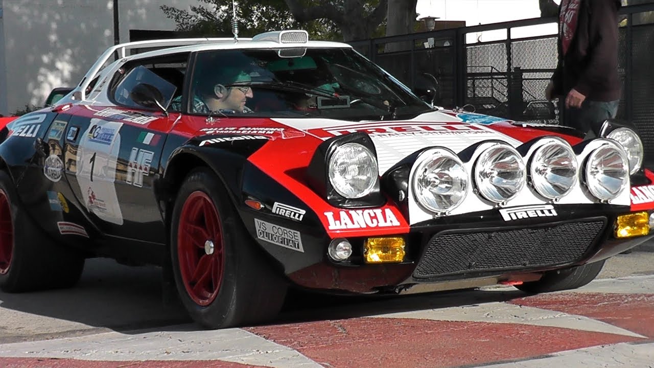 1978 Lancia Stratos HF Rally car Sound