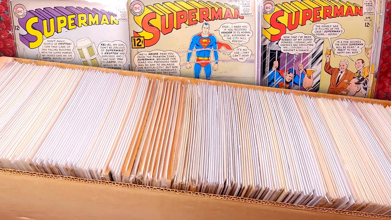 I spent $1600 on an Amazing Silver Age Superman Comic Book Collection