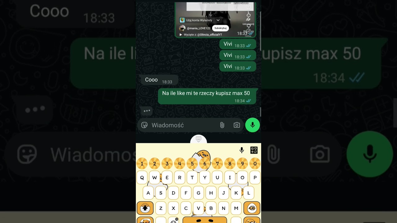 moja kol mnie smusiła