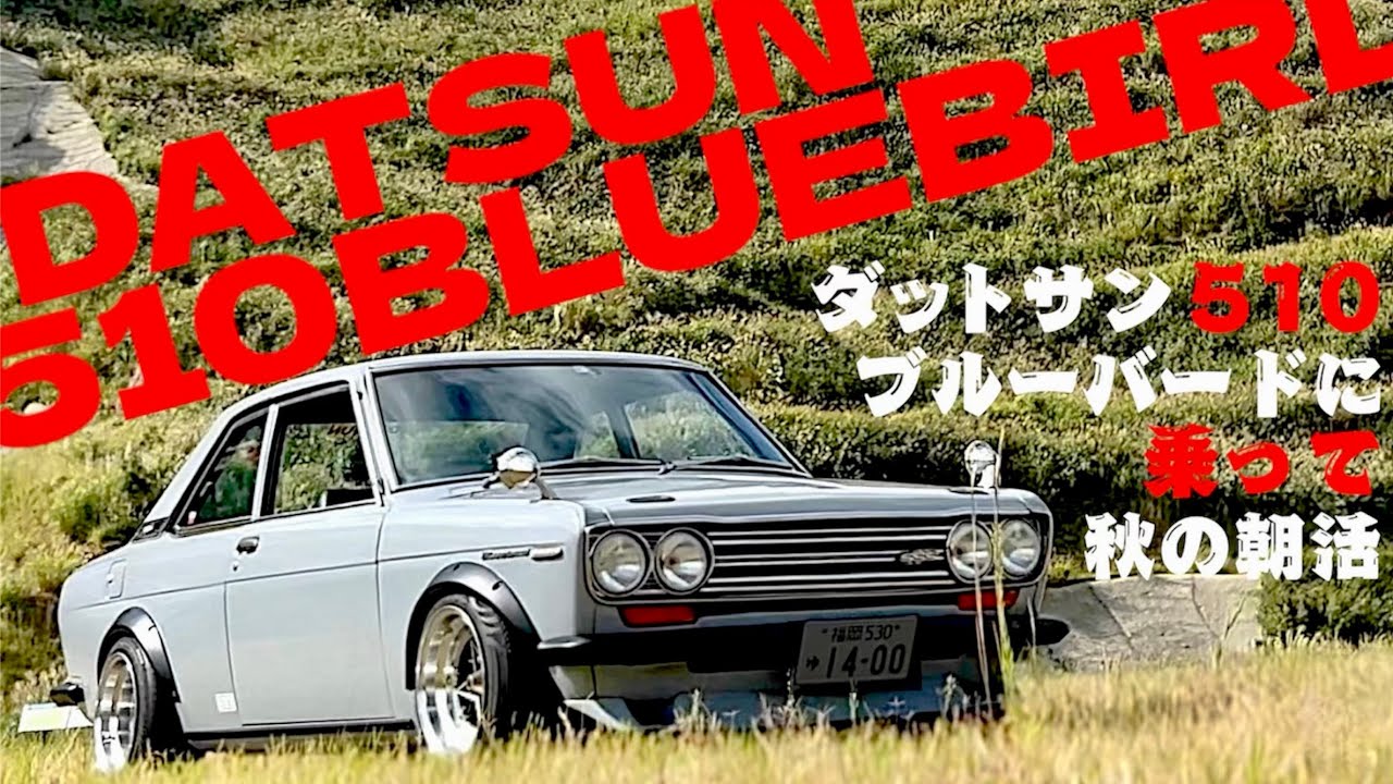 DATSUN Bluebird 510／ダットサン510ブルーバードに乗って秋の朝活