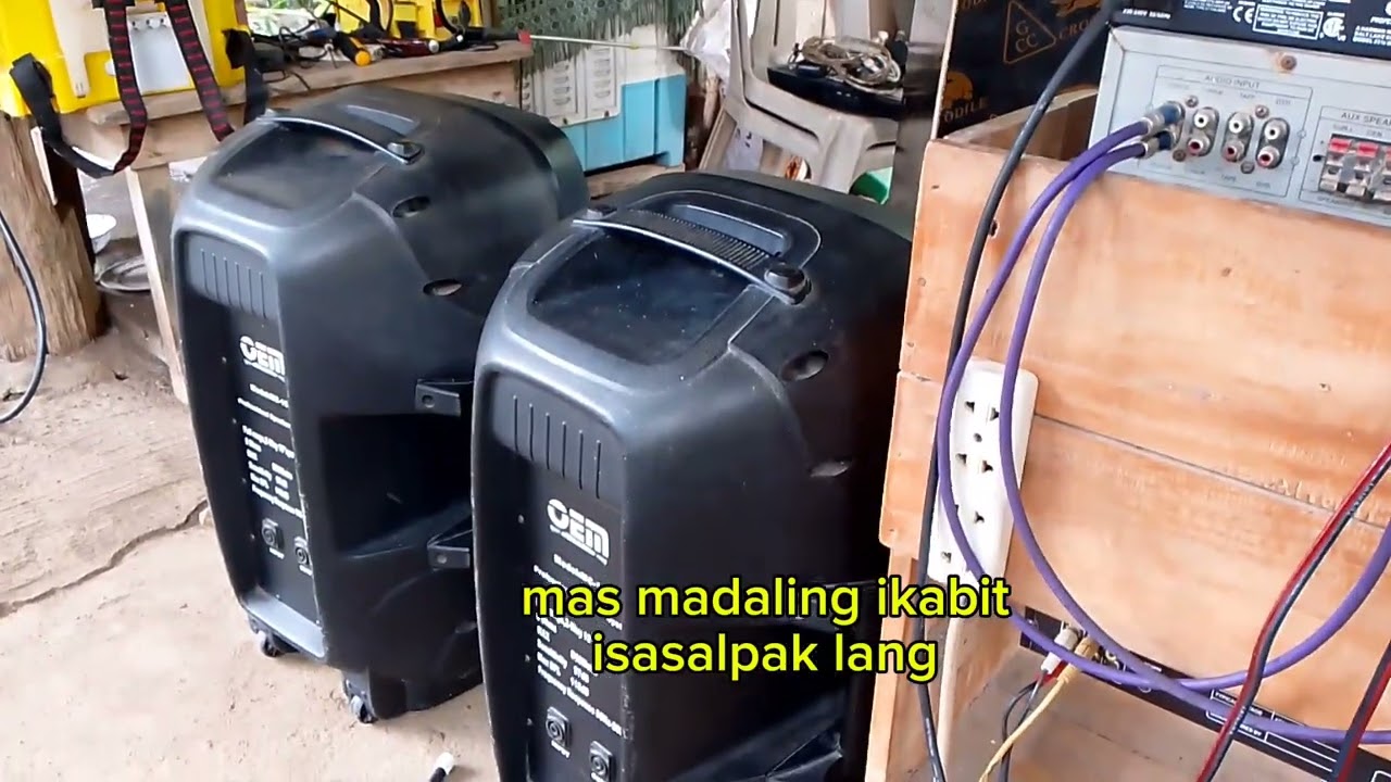 Amplifier mixer equalizer connection