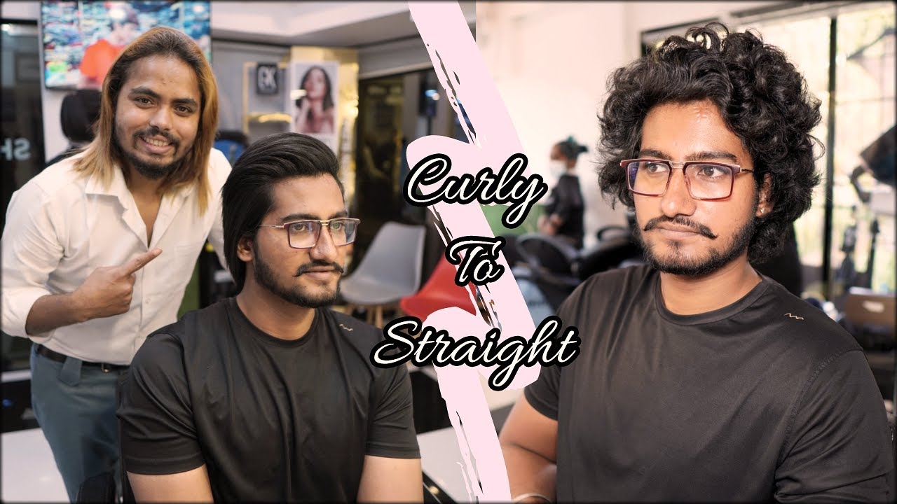 Curly to Straight Hair Transformation | Shanuzz Salon