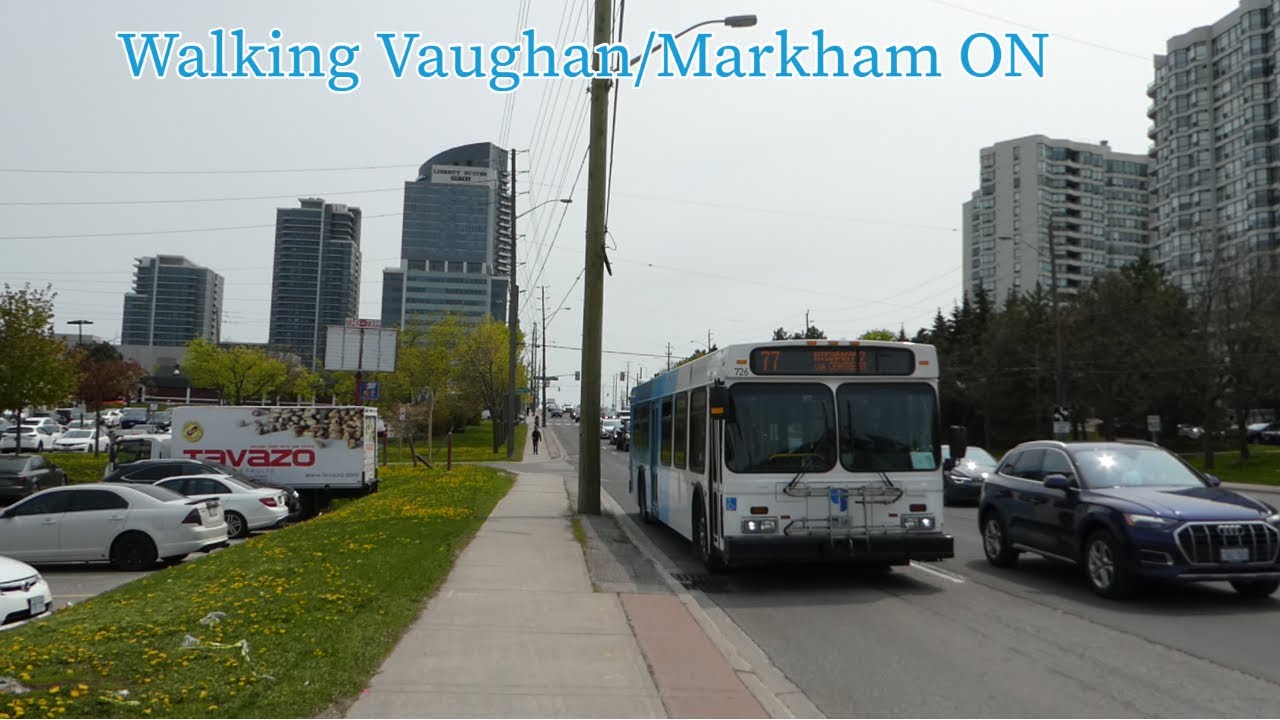 Walking Yonge Street in Former York Region Community of Thornhill Ontario 5/9/2023