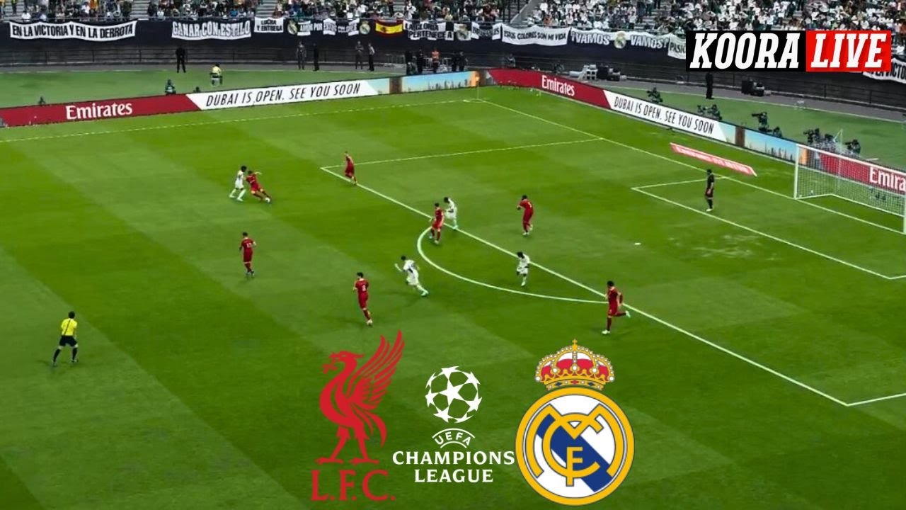 بث مباشر مباراة  ريال مدريد ضد ليفربول اليوم دوري أبطال اوروبا 25/26 | PES Gameplay