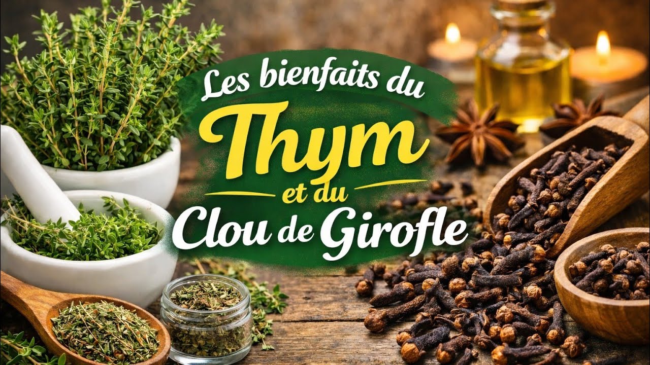 Les bienfaits du thym et du clou de girofle