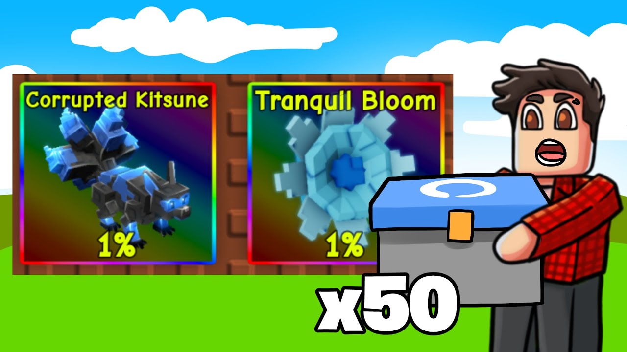 TRAFIAM WSZYSTKO Z 50 KITSUNE CHESTÓW W GROW A GARDEN